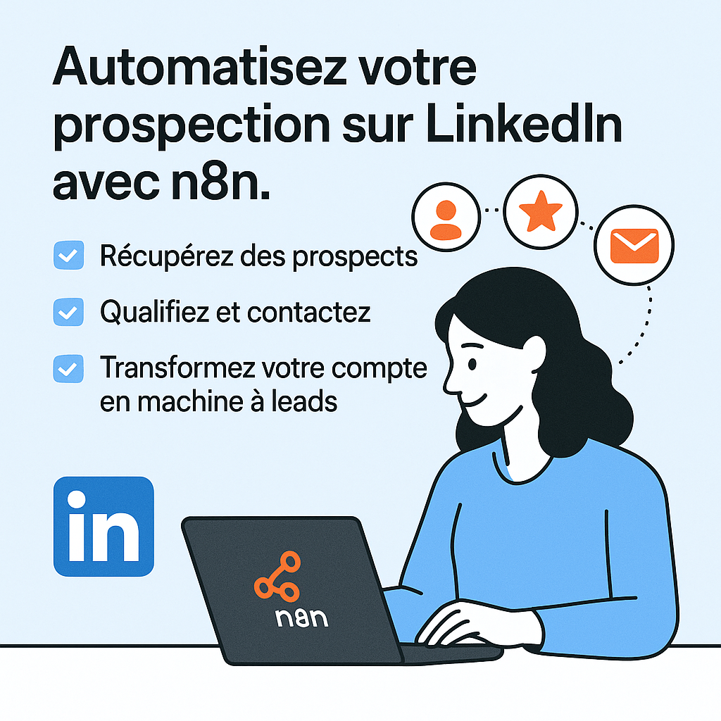 Episode 1 : Comment automatiser la prospection LinkedIn avec n8n (sans coder)