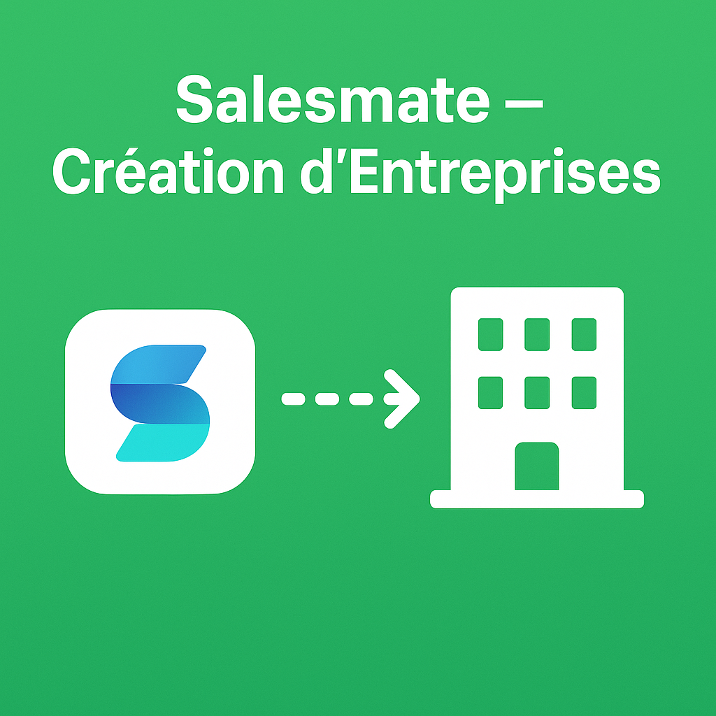 Salesmate — Création d’Entreprises