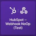 HubSpot — Webhook NoOp (Test)