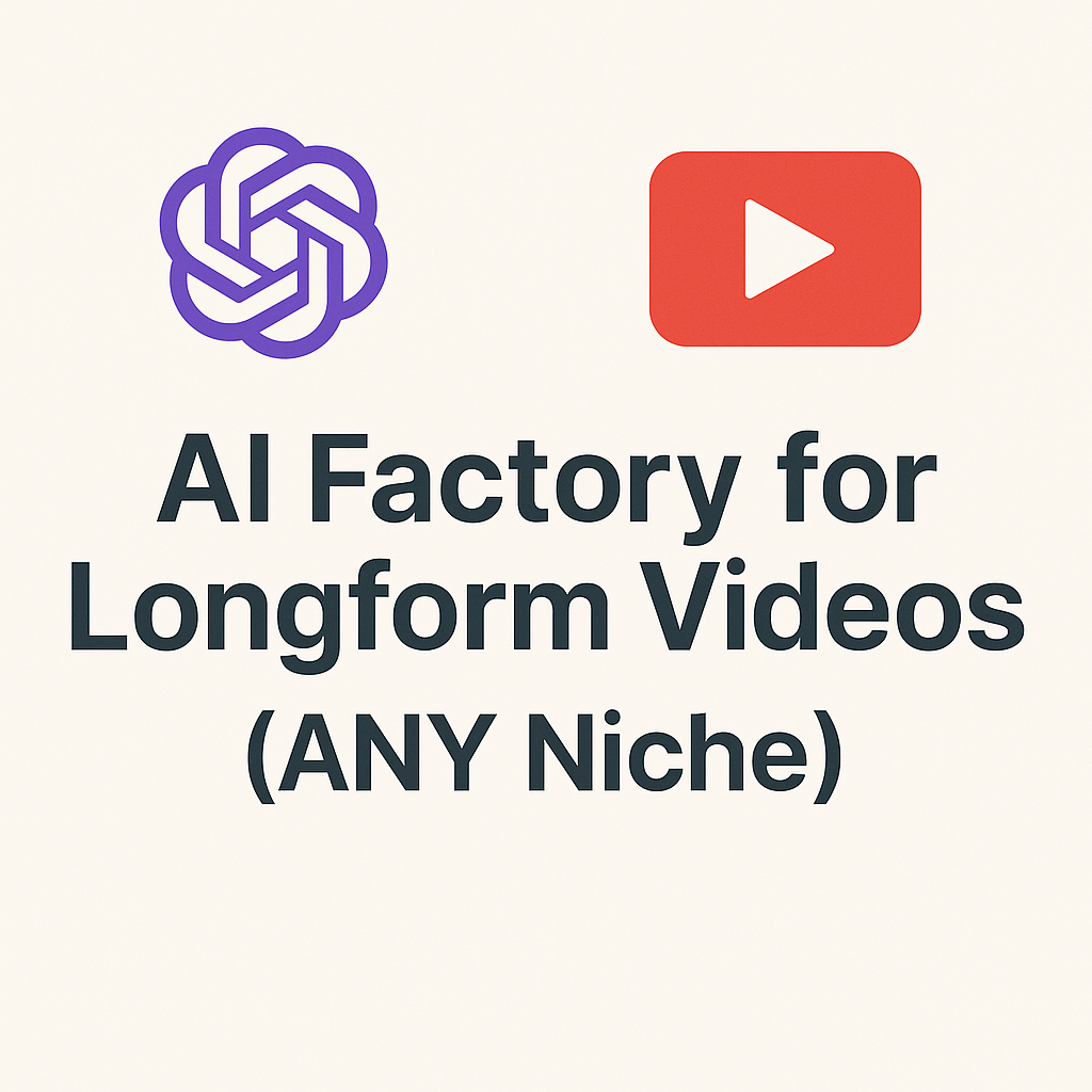 AI Factory for Longform Videos in ANY Niche